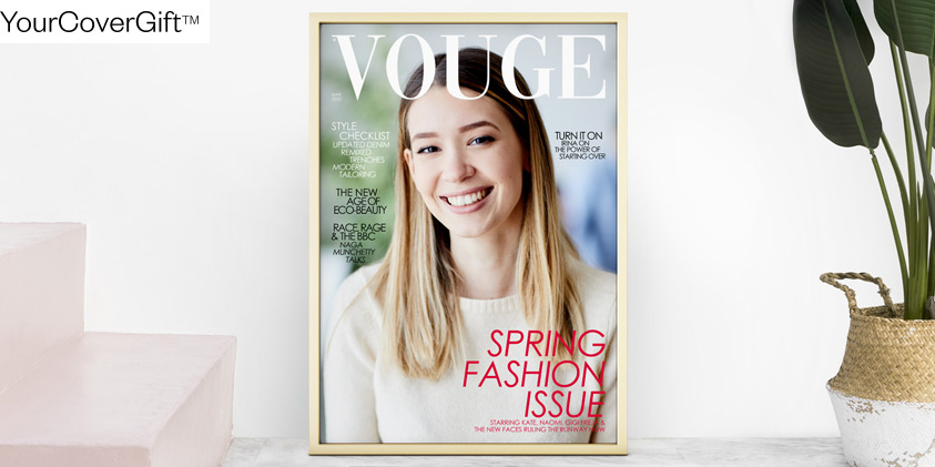 Vogue magazine cover gift